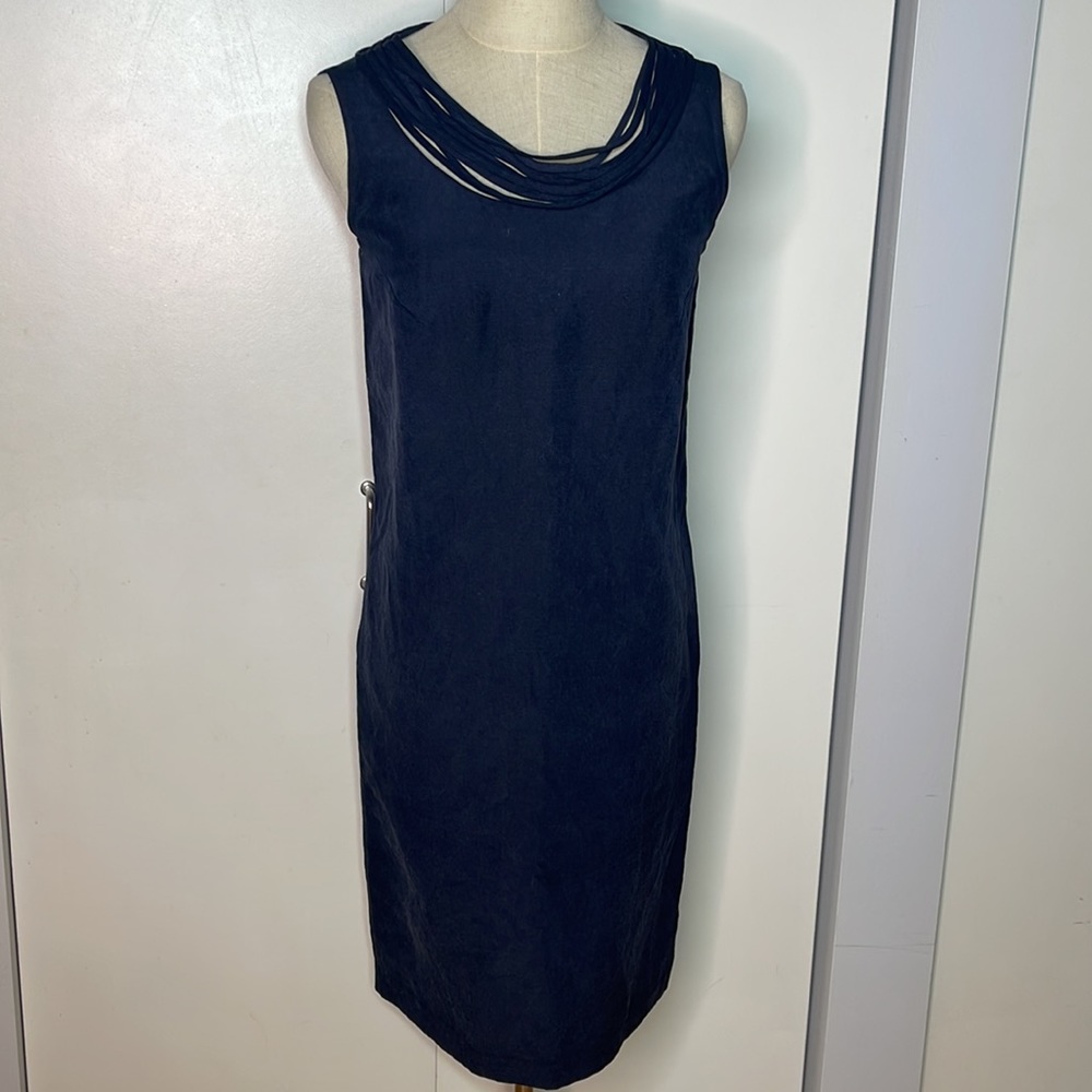 LK BENNET DR Della Linen/Silk Dress
